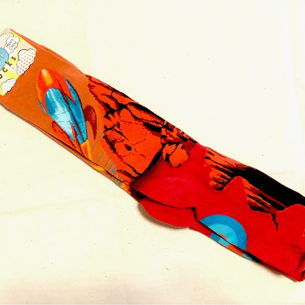 Brand new red planet mod socks